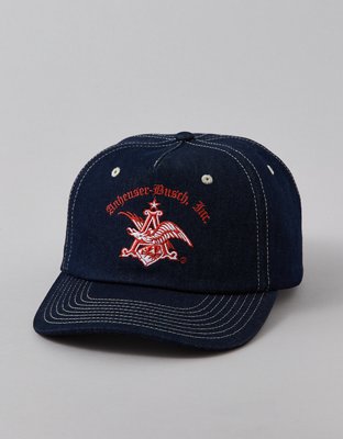 AE Anheuser Busch Denim Retro Hat - Navy