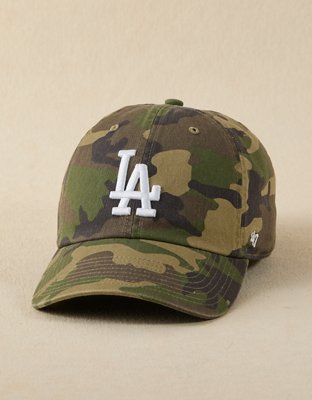 '47 Los Angeles Dodgers Camo Clean Up Hat - Camo Green