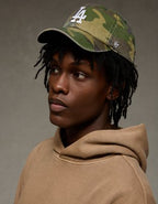 '47 Los Angeles Dodgers Camo Clean Up Hat - Camo Green