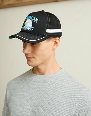 AE Eagle Trucker Hat - Black