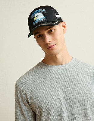 AE Eagle Trucker Hat - Black