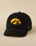 '47 Iowa Hawkeyes Clean Up Baseball Hat - Black