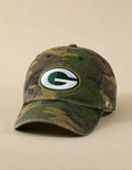 '47 Green Bay Packers Clean Up Baseball Hat - Camo Green