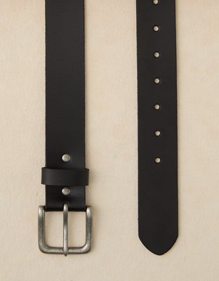 AE Casual Leather Belt - Black