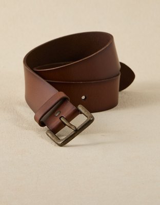 AE Casual Leather Belt - Brown