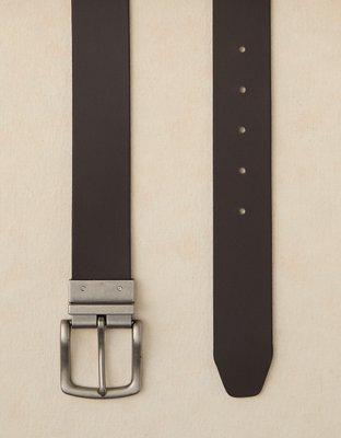 AE Reversible Leather Belt - Black