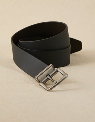 AE Reversible Leather Belt - Black