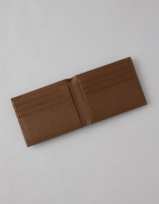 AE Leather Bifold Wallet - Brown