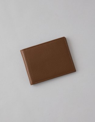 AE Leather Bifold Wallet - Brown