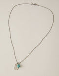 AEO Faux Turquoise Surplus Necklace - Silver