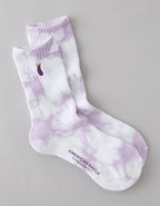 AE Eggplant Terry Crew Socks - Purple