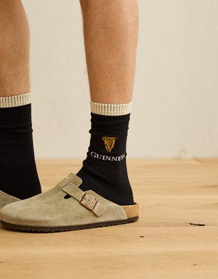 AE Guinness Graphic Crew Socks - Black