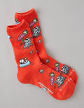 AE Snoopy Beach Crew Socks - Saturn Peach