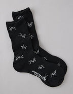 AE Graphic Crew Socks - Black
