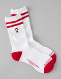 AE Snoopy Graphic Terry Crew Socks - White