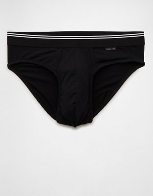 AEO Men's Ultra Soft Brief - Black