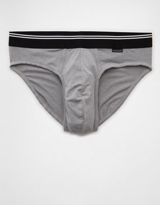 AEO Men's Ultra Soft Brief - Dark Gray