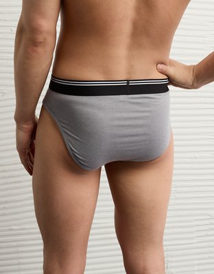 AEO Men's Ultra Soft Brief - Dark Gray