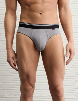 AEO Men's Ultra Soft Brief - Dark Gray