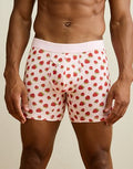AEO Men's Food 6" Classic Cotton Boxer Brief - Light Pink