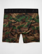 AEO Men's Camo Print 6" Flex Boxer Brief - Brown