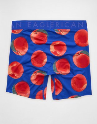 AEO Men's Food 6" Flex Boxer Brief - Cobalt Blue