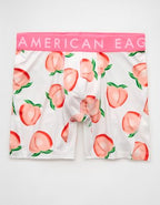 AEO Men's Food 6" Flex Boxer Brief - White