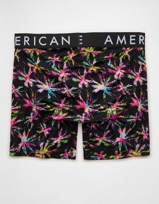 AEO Men's Burst 6" Flex Boxer Brief - Black Magic
