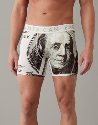 AEO Men's 6" Money Flex Boxer Brief - Green