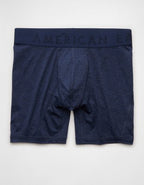 AEO Men's Space Dye 6" Flex Boxer Brief - Midnight Blue
