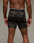 AEO Men's Camo 6" Ultra Soft Boxer Brief - Olive