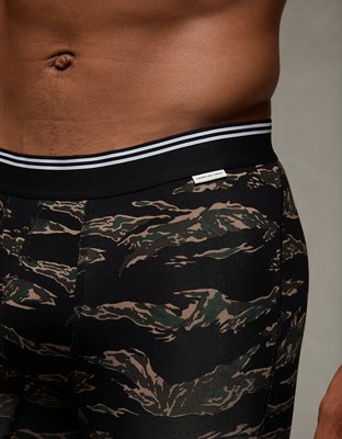 AEO Men's Camo 6" Ultra Soft Boxer Brief - Olive