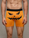 AEO Men's Halloween 6" Ultra Soft Boxer Brief - Orange Spirit