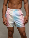 AEO Pride Men's Satin Pocket Boxer Short - Royal Palm