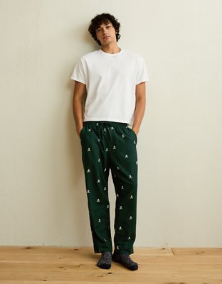 AEO Flannel PJ Pant - Green Alpine