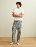 AEO Snoopy Halloween Flannel PJ Pant - Gray