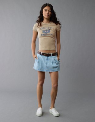 AE Pride Graphic Hey Baby Tee - Beige