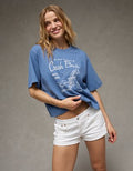 AE Boxy Americana Graphic T-Shirt - Blue