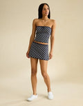 AE Low-Rise Sweater Micro Mini Skirt - Basic Navy