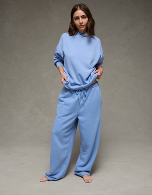 AE Everyday Luxe Barrel Sweatpant - Dream Blue