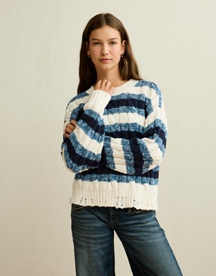 AE Cable Knit Sweater - Multi