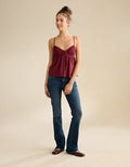 AE V-Neck Cami - Burgundy