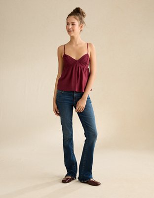 AE V-Neck Cami - Burgundy