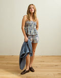 AE Smocked Button-Up Cami - Multi