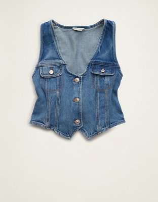 AE Denim Vest - Medium Wash