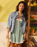 AE Swing Denim Jacket - Light Wash