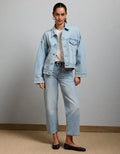 AE77 Oversized Denim Jacket - Dark Wash
