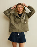 AE Lightweight Twill Anorak - Olive