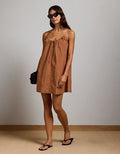 AE77 Poplin Cami Mini Dress - Hazel