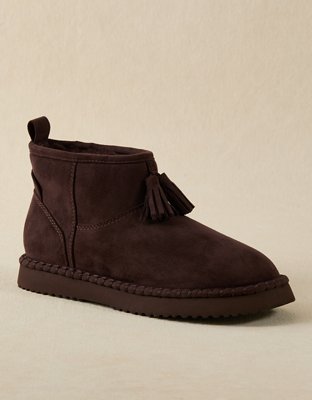 AE Tassel Hangout Bootie - Chocolate